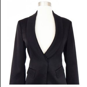 BCBGMaxazria “MADONNA” black tuxedo jacket